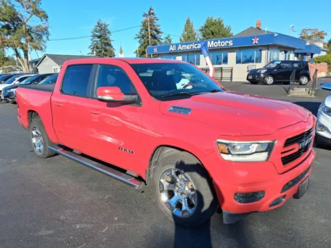 Red 2019 Ram 1500 Crew Cab Big Horn Pickup 4D 5 1/2 ft for sale in Tacoma, WA
