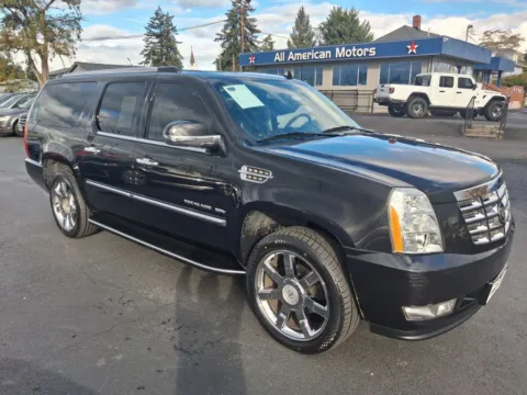 Black 2011 Cadillac Escalade ESV Sport Utility 4D for sale in Tacoma, WA