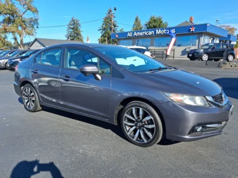 Gray 2015 Honda Civic EX-L Sedan 4D for sale in Tacoma, WA