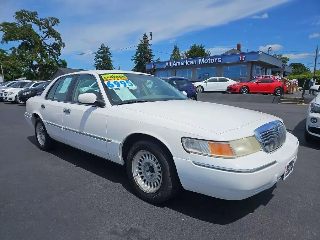 White 1999 Mercury Grand Marquis LS Sedan 4D for sale in Tacoma, WA