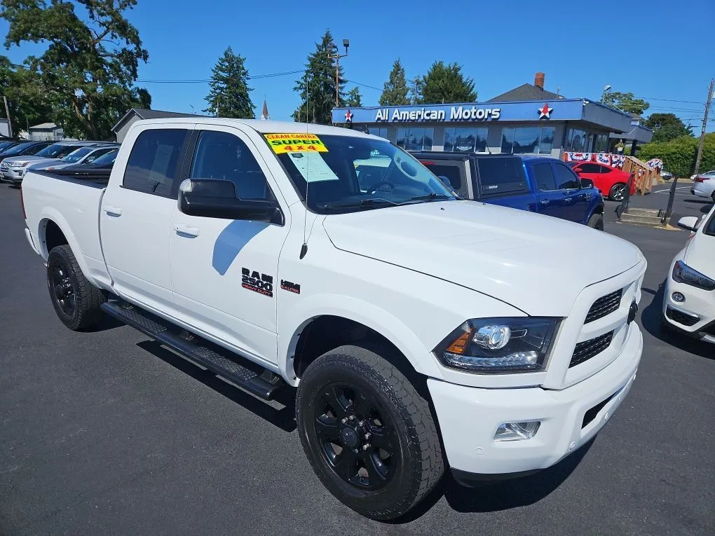 White 2017 Ram 2500 Crew Cab Laramie Pickup 4D 6 1/3 ft for sale in Tacoma, WA