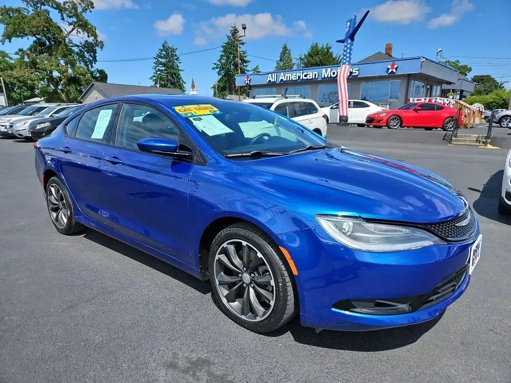 Blue 2015 Chrysler 200 S Sedan 4D for sale in Tacoma, WA