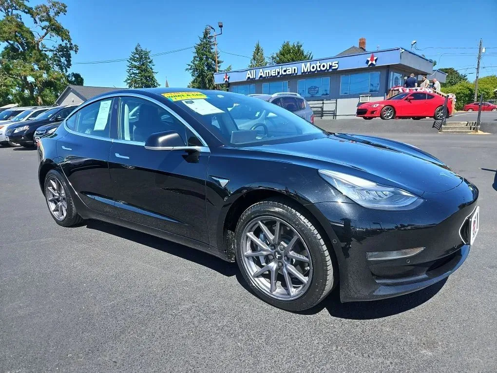Black 2020 Tesla Model 3 Standard Range Sedan 4D for sale in Tacoma, WA