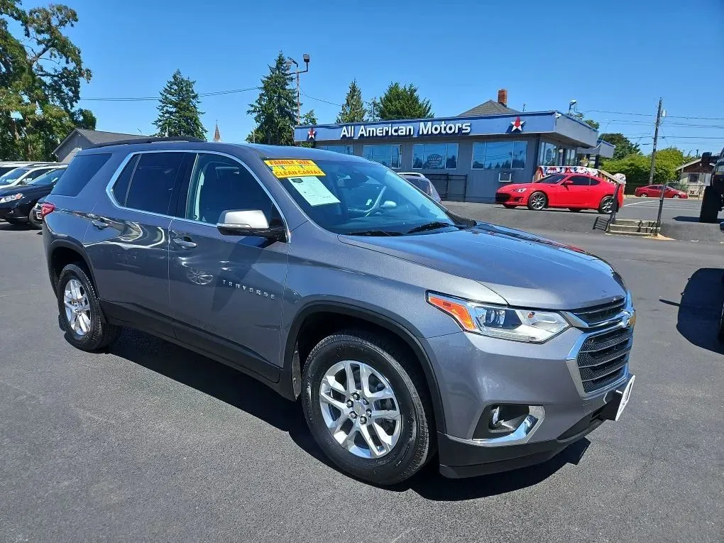 Gray 2020 Chevrolet Traverse LT Sport Utility 4D for sale in Tacoma, WA