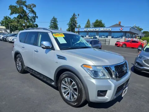 Silver 2019 Nissan Armada SL Sport Utility 4D for sale in Tacoma, WA