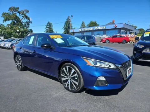 Blue 2019 Nissan Altima 2.5 SR Sedan 4D for sale in Tacoma, WA
