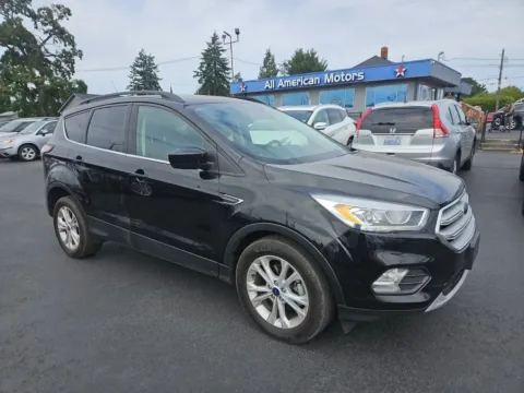 Black 2018 Ford Escape SEL Sport Utility 4D for sale in Tacoma, WA