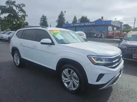 White 2021 Volkswagen Atlas SE 4Motion w/Tech Pkg Sport Utility 4D for sale in Tacoma, WA