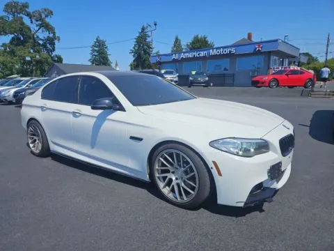 White 2015 BMW 5 Series 535i Sedan 4D for sale in Tacoma, WA