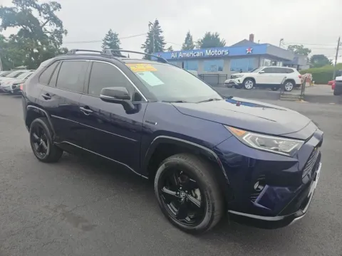 Blue 2019 Toyota RAV4 Hybrid XSE Sport Utility 4D for sale in Tacoma, WA