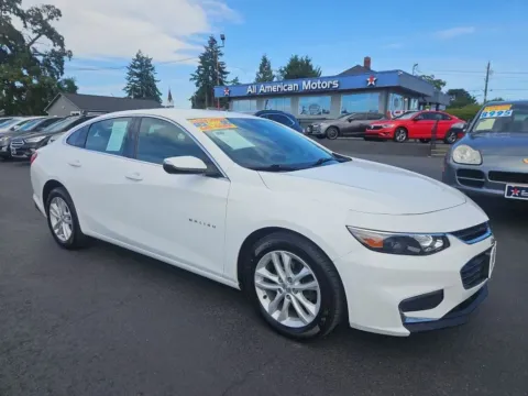 White 2018 Chevrolet Malibu LT Sedan 4D for sale in Tacoma, WA