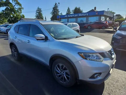 Silver 2016 Nissan Rogue SL Sport Utility 4D for sale in Tacoma, WA