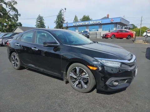 Black 2017 Honda Civic Touring Sedan 4D for sale in Tacoma, WA