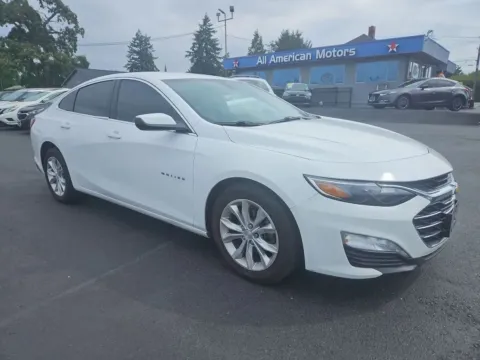White 2021 Chevrolet Malibu LT Sedan 4D for sale in Tacoma, WA