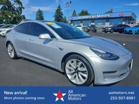 Silver 2018 Tesla Model 3 Long Range Sedan 4D for sale in Tacoma, WA
