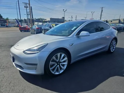 Another view of 2018 Tesla Model 3 Long Range Sedan 4D for sale in Tacoma, WA at All American Motors