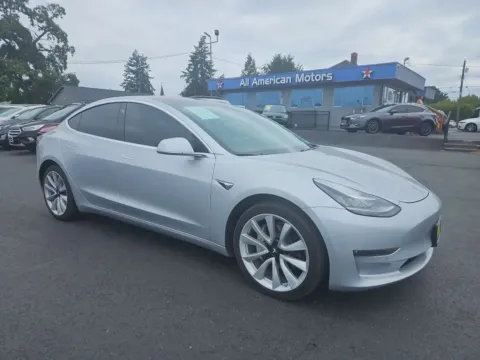 Silver 2018 Tesla Model 3 Long Range Sedan 4D for sale in Tacoma, WA