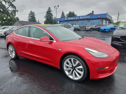 Red 2018 Tesla Model 3 Long Range Sedan 4D for sale in Tacoma, WA