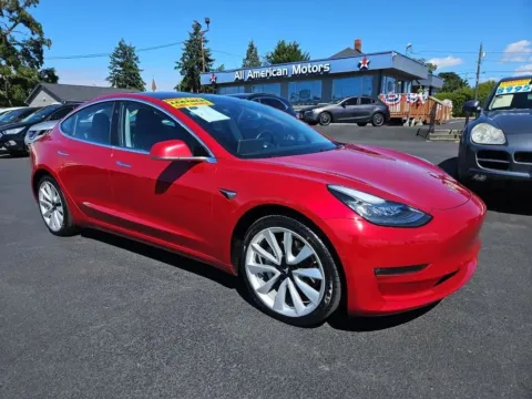 Red 2018 Tesla Model 3 Long Range Sedan 4D for sale in Tacoma, WA