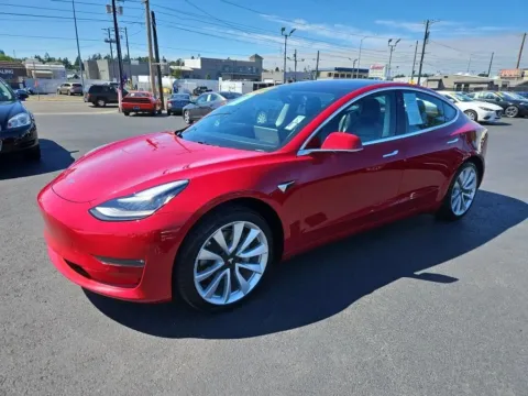 Another view of 2018 Tesla Model 3 Long Range Sedan 4D for sale in Tacoma, WA at All American Motors