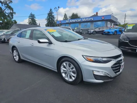 Silver 2020 Chevrolet Malibu LT Sedan 4D for sale in Tacoma, WA