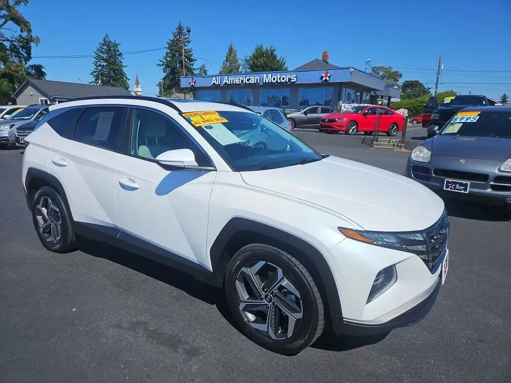 White 2022 Hyundai Tucson SEL Sport Utility 4D for sale in Tacoma, WA
