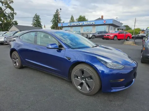 Blue 2023 Tesla Model 3 Standard Sedan 4D for sale in Tacoma, WA