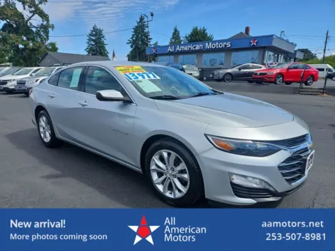 Blue 2020 Chevrolet Malibu LT Sedan 4D for sale in Tacoma, WA