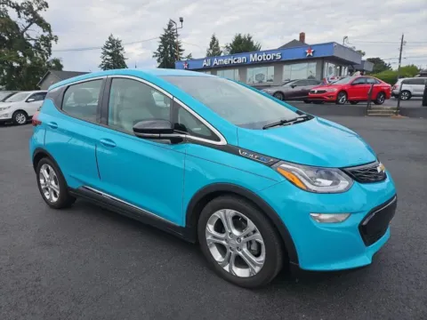 Blue 2020 Chevrolet Bolt EV LT Hatchback 4D for sale in Tacoma, WA