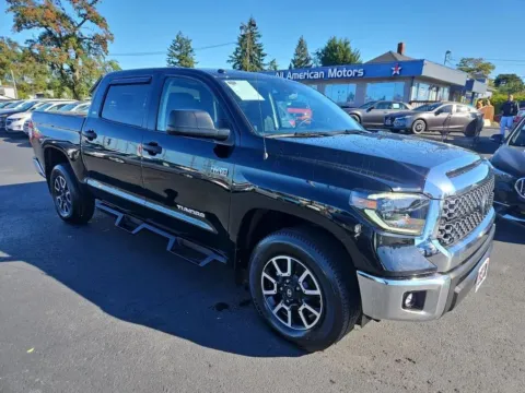Black 2019 Toyota Tundra CrewMax SR5 Pickup 4D 5 1/2 ft for sale in Tacoma, WA