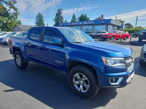 Blue 2019 Chevrolet Colorado Crew Cab Z71 Pickup 4D 5 ft for sale in Tacoma, WA