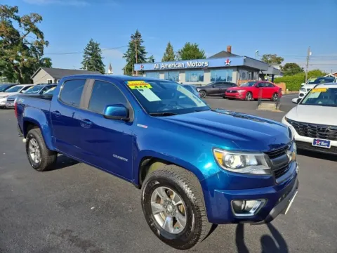 Blue 2019 Chevrolet Colorado Crew Cab Z71 Pickup 4D 5 ft for sale in Tacoma, WA