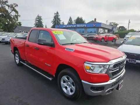 Red 2023 Ram 1500 Quad Cab Big Horn Pickup 4D 6 1/3 ft for sale in Tacoma, WA