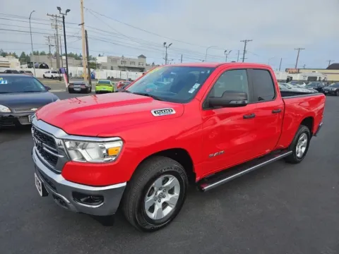 Another view of 2023 Ram 1500 Quad Cab Big Horn Pickup 4D 6 1/3 ft for sale in Tacoma, WA at All American Motors