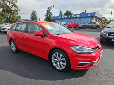 Red 2019 Volkswagen Golf SportWagen TSI S Wagon 4D for sale in Tacoma, WA