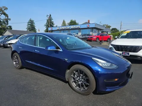 Blue 2018 Tesla Model 3 Long Range Sedan 4D for sale in Tacoma, WA