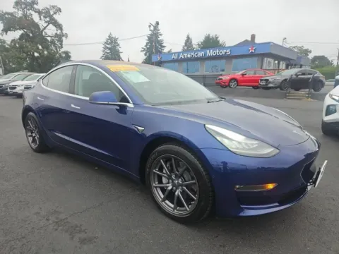 Blue 2018 Tesla Model 3 Long Range Sedan 4D for sale in Tacoma, WA
