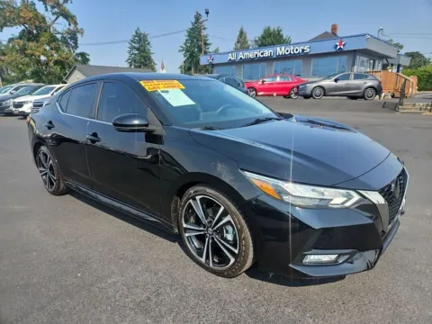 Black 2021 Nissan Sentra SR Sedan 4D for sale in Tacoma, WA