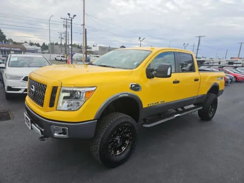 Another view of 2017 Nissan TITAN XD Crew Cab PRO-4X Pickup 4D 6 1/2 ft for sale in Tacoma, WA at All American Motors