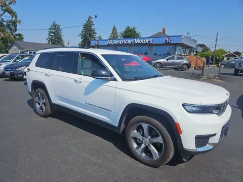 White 2023 Jeep Grand Cherokee L Limited Sport Utility 4D for sale in Tacoma, WA