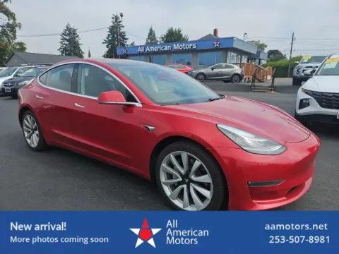 Red 2018 Tesla Model 3 Long Range Sedan 4D for sale in Tacoma, WA