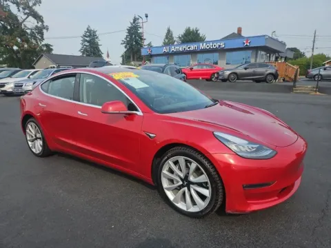 Red 2018 Tesla Model 3 Long Range Sedan 4D for sale in Tacoma, WA