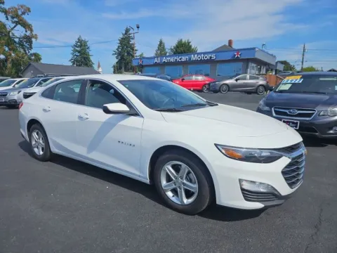 White 2023 Chevrolet Malibu 1LT Sedan 4D for sale in Tacoma, WA