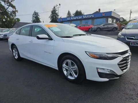 White 2023 Chevrolet Malibu 1LT Sedan 4D for sale in Tacoma, WA