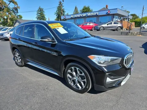 Black 2020 BMW X1 xDrive28i Sport Utility 4D for sale in Tacoma, WA