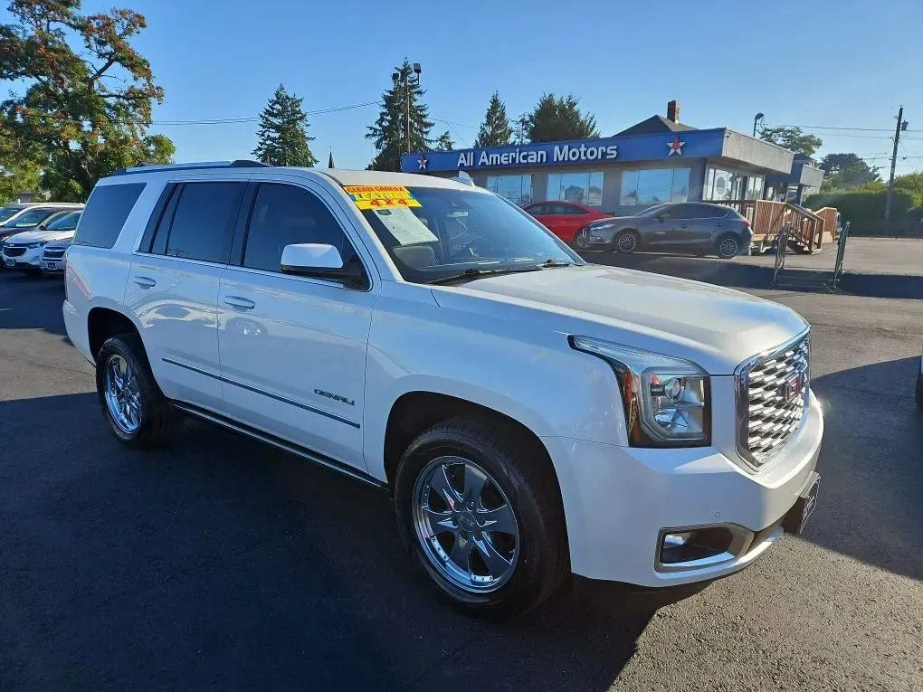 White 2020 GMC Yukon Denali Sport Utility 4D for sale in Tacoma, WA