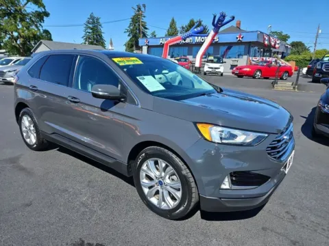 Gray 2021 Ford Edge Titanium Sport Utility 4D for sale in Tacoma, WA
