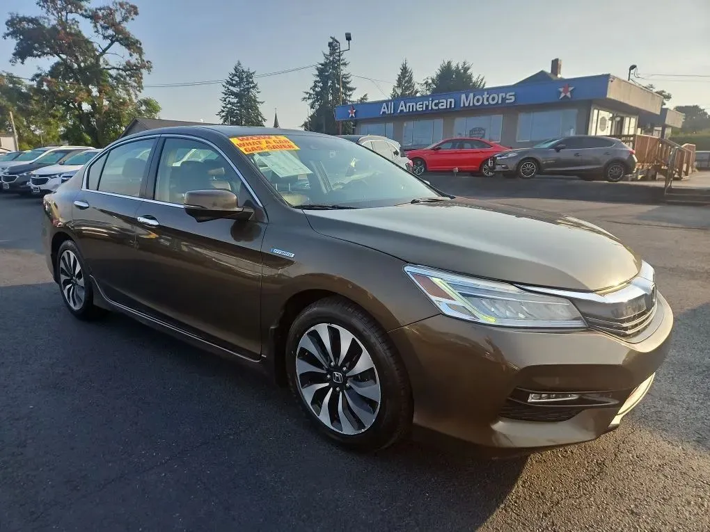Gray 2017 Honda Accord Hybrid Touring Sedan 4D for sale in Tacoma, WA