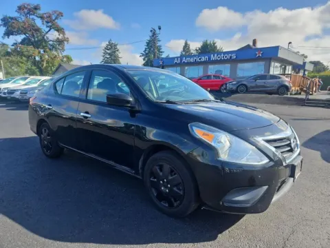 Black 2019 Nissan Versa SV Sedan 4D for sale in Tacoma, WA