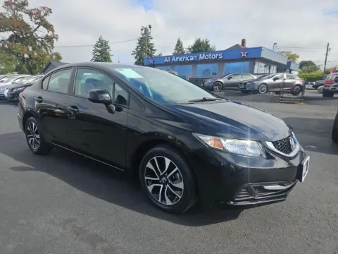 Black 2013 Honda Civic EX Sedan 4D for sale in Tacoma, WA